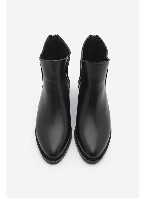 Kadın Arkadan Fermuarlı Günlük Bot Pagosa Siyah - Görsel 6