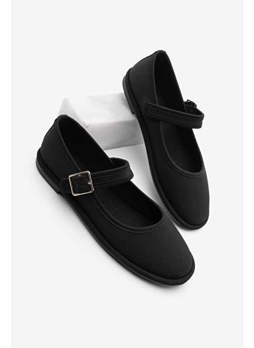 Kadın Bantlı Babet Lorey Siyah - Görsel 2