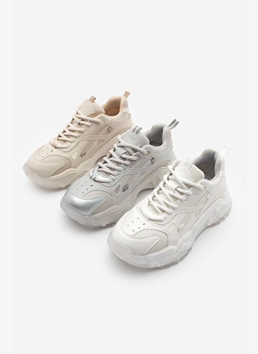 Marjin Beyaz Kadın Sneaker 3211028651372 - Görsel 8