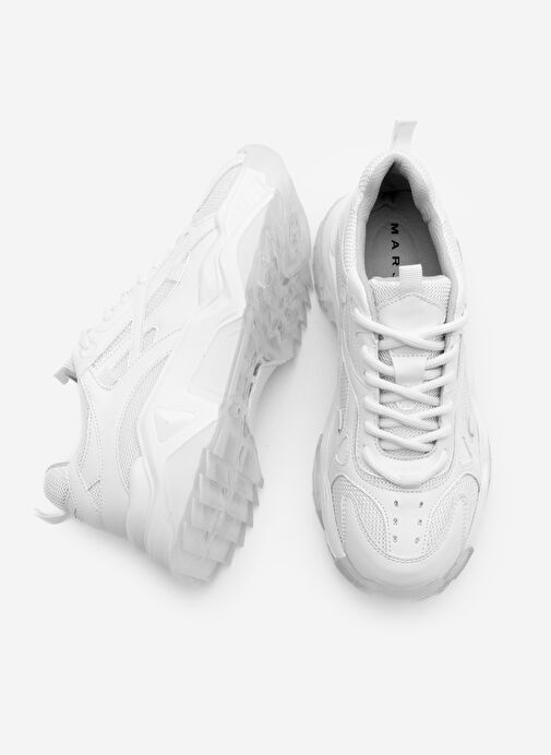 Marjin Beyaz Kadın Sneaker 3211028651372 - Görsel 4