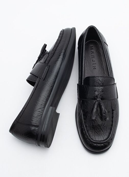 Kadın Loafer Püsküllü Günlük Ayakkabı Loriza Siyah - Görsel 9