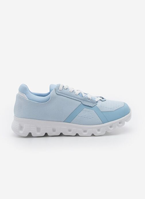 Kadın Sneaker Örgü Triko Spor Ayakkabı Fenlas Mavi - Görsel 4