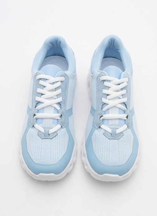 Kadın Sneaker Örgü Triko Spor Ayakkabı Fenlas Mavi - Görsel 8