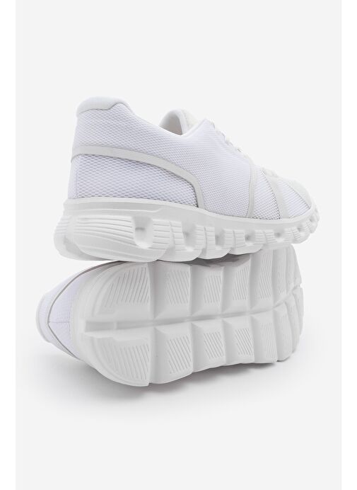 Kadın Sneaker Eva Taban Örgü Triko Koşu Ve Yürüyüş Spor Ayakkabı Renvis Beyaz - Görsel 7