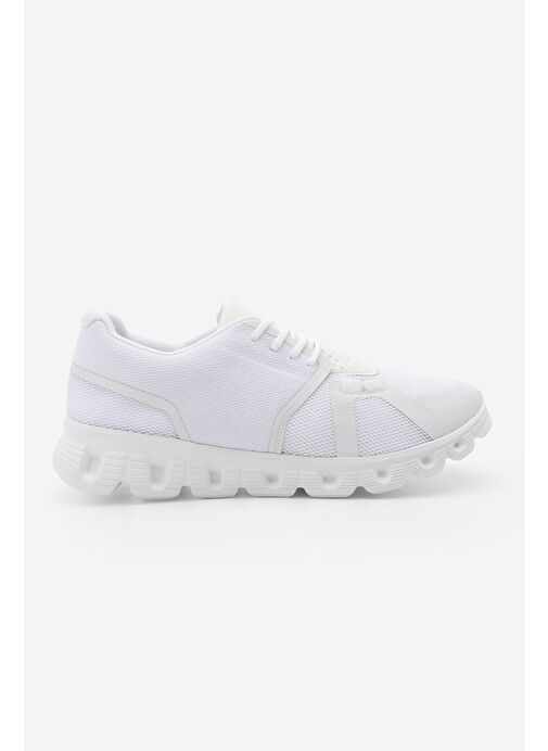 Kadın Sneaker Eva Taban Örgü Triko Koşu Ve Yürüyüş Spor Ayakkabı Renvis Beyaz - Görsel 3