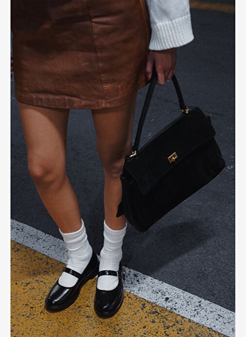 Kadın Loafer Bantlı Günlük Ayakkabı Norgi Siyah - Görsel 4