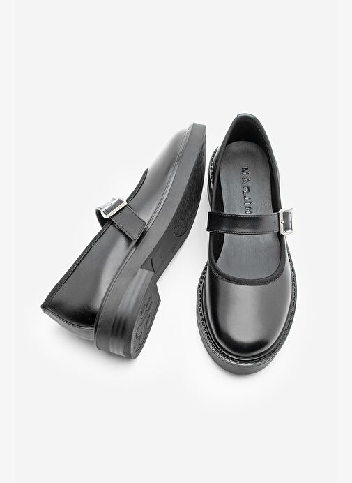 Kadın Loafer Bantlı Günlük Ayakkabı Norgi Siyah - Görsel 5