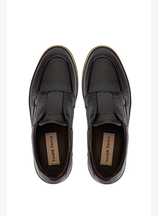 Tamer Tanca Erkek Hakiki Deri Kahverengi Casual Ayakkabı - Görsel 6