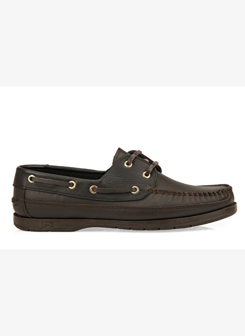 Ziya Koyu Kahve-Siyah Erkek Deri Günlük Ayakkabı 101119 29_317 - Görsel 3