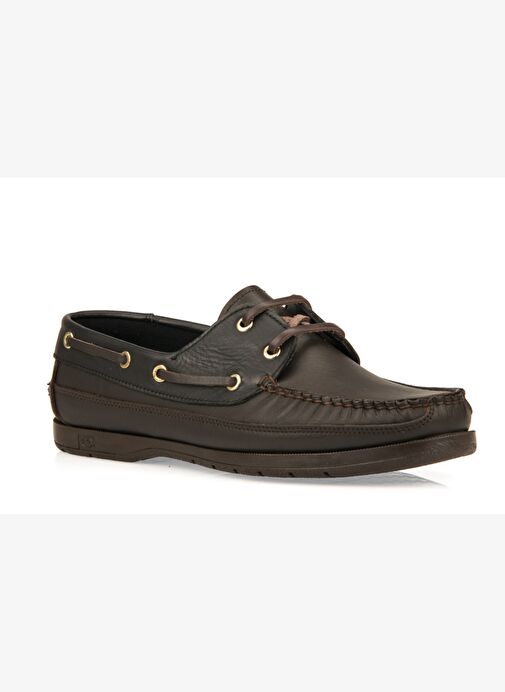 Ziya Koyu Kahve-Siyah Erkek Deri Günlük Ayakkabı 101119 29_317 - Görsel 2