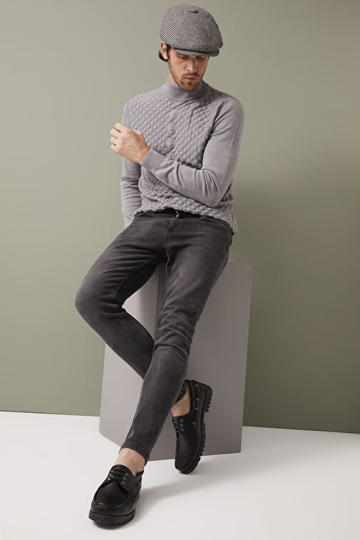 Ziya, Erkek Hakiki Deri Ayakkabı 143984ZK03 Siyah - Görsel 8