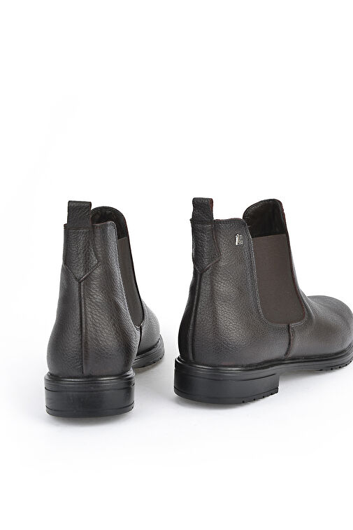 Ziya, Erkek Hakiki Deri Bot 143447Z101 Kahve - Görsel 6