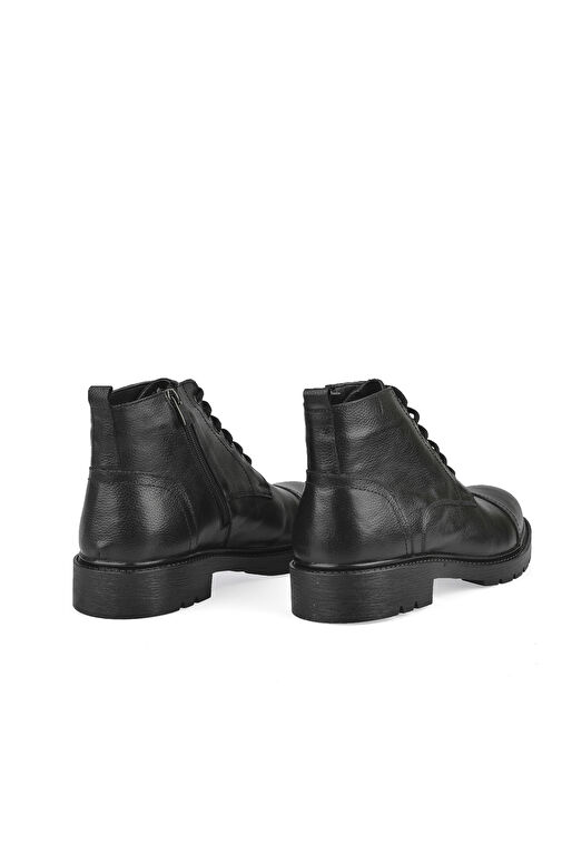 Ziya, Erkek Hakiki Deri Bot 143447Z307 Siyah - Görsel 6