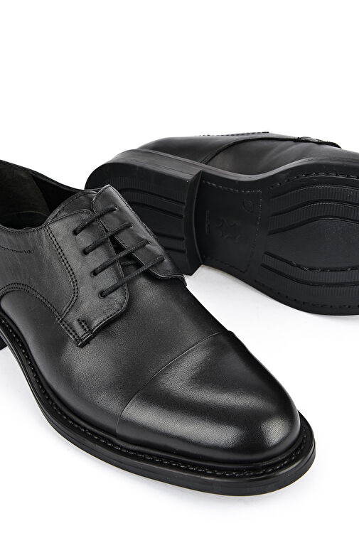 Ziya Siyah Erkek Deri Klasik Ayakkabı 113744 2381_000 - Görsel 5