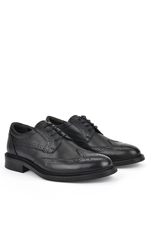 Ziya Siyah Erkek Deri Klasik Ayakkabı 113744 2383_000 - Görsel 3