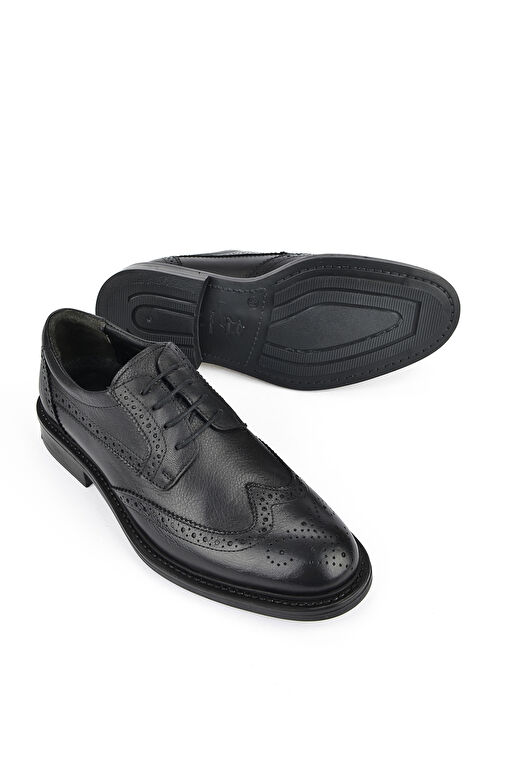 Ziya Siyah Erkek Deri Klasik Ayakkabı 113744 2383_000 - Görsel 5