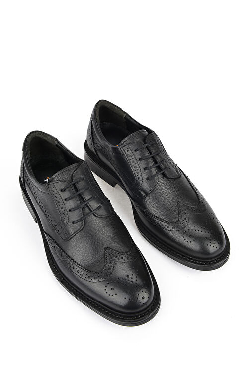 Ziya Siyah Erkek Deri Klasik Ayakkabı 113744 2383_000 - Görsel 6