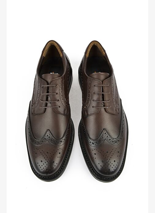 Ziya Kahverengi Erkek Deri Klasik Ayakkabı 113744 2383_300 - Görsel 6