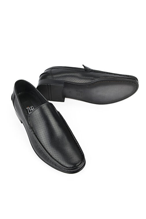 Ziya, Erkek Hakiki Deri Ayakkabı 12150 6218 Siyah - Görsel 4