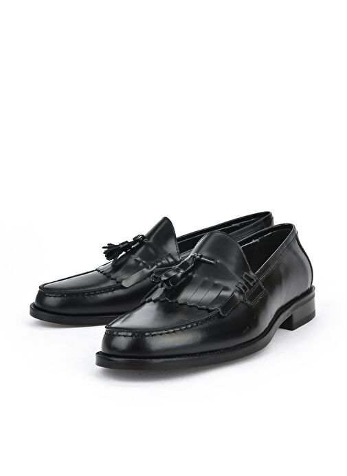 Ziya, Erkek Hakiki Deri Ayakkabı 15350Z0137 Siyah - Görsel 9