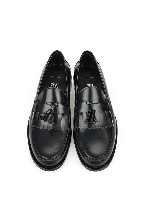 Ziya, Erkek Hakiki Deri Ayakkabı 15350Z0137 Siyah - Görsel 8