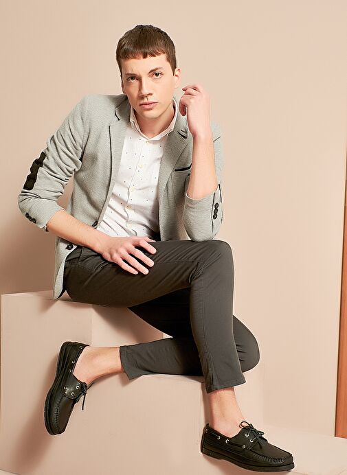 Ziya Siyah Erkek Deri Günlük Ayakkabı 101119 29 1_000 - Görsel 3