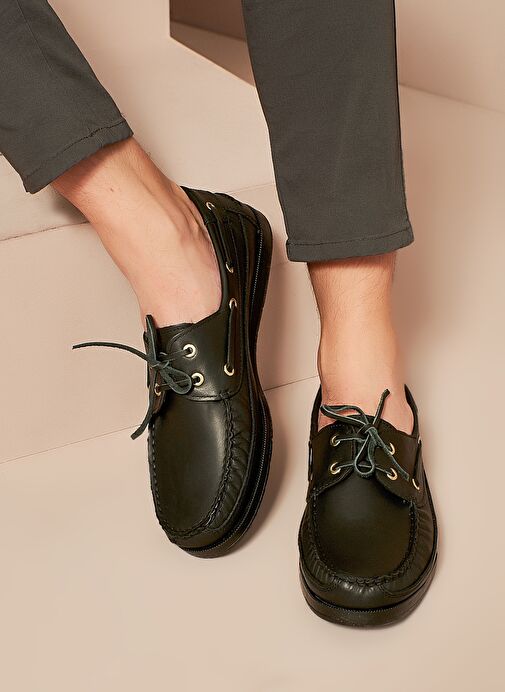 Ziya Siyah Erkek Deri Günlük Ayakkabı 101119 29 1_000 - Görsel 2