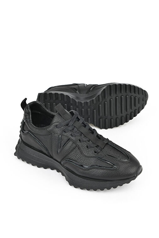 Ziya Siyah Kadın Deri Sneaker 1231000 4660_000 - Görsel 5