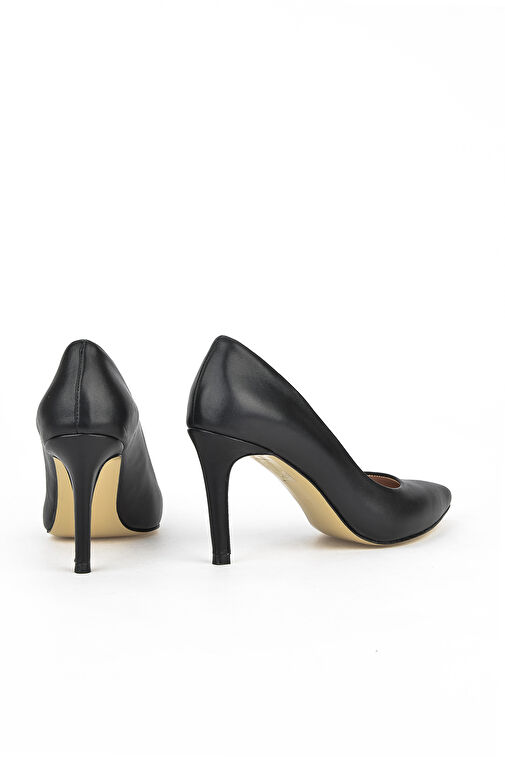 Ziya Siyah Kadın Deri Topuklu Ayakkabı 1231003 4292_000 - Görsel 8