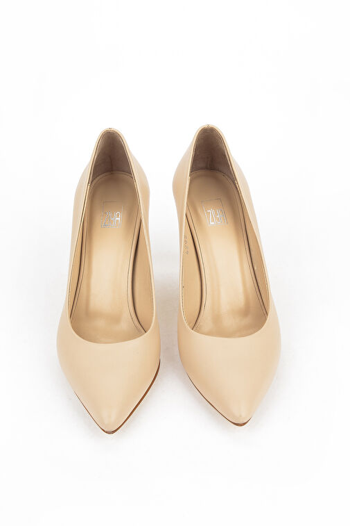 Ziya Nude Kadın Deri Stiletto 1231003 4292_915 - Görsel 5