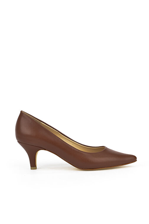 Ziya, Kadın Hakiki Deri Topuklu Ayakkabı 1431030Z324 Taba - Görsel 2