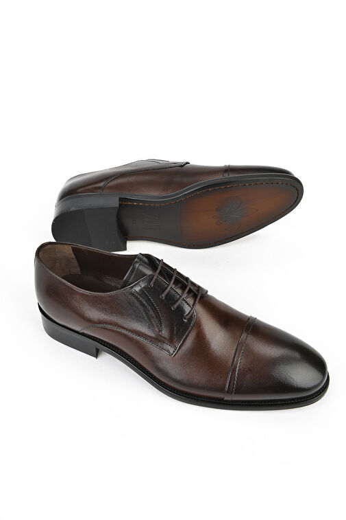 Ziya Kahverengi Erkek Deri Klasik Ayakkabı 123145 396_300 - Görsel 6