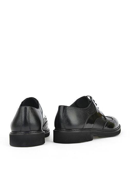 Ziya, Erkek Hakiki Deri Ayakkabı 123145 625 Siyah - Görsel 7