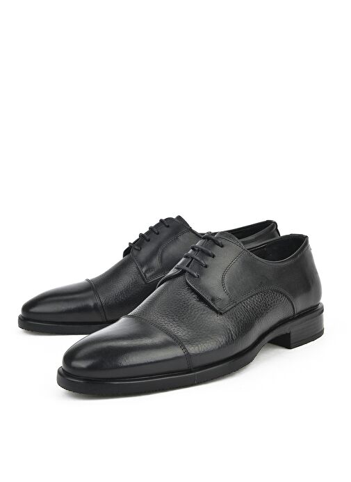 Ziya, Erkek Hakiki Deri Ayakkabı 153745Z8009 Siyah - Görsel 7