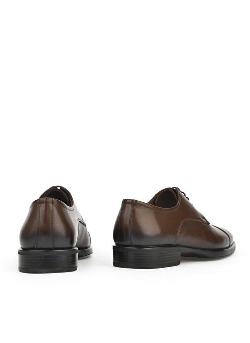Ziya, Erkek Hakiki Deri Ayakkabı 153745Z8009 Kahve - Görsel 4