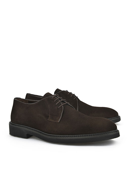 Ziya, Erkek Hakiki Deri Ayakkabı 141145Z 1519S Kahve - Görsel 4