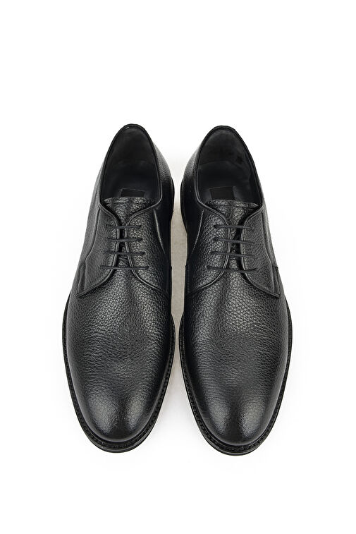 Ziya, Erkek Hakiki Deri Ayakkabı 133145Z1519F Siyah - Görsel 5