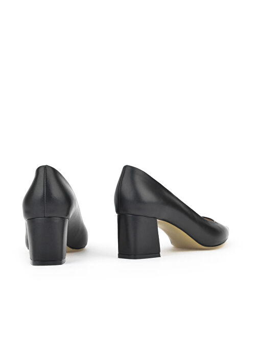 Ziya, Kadın Hakiki Deri Topuklu Ayakkabı 1511030Z974 Siyah - Görsel 4