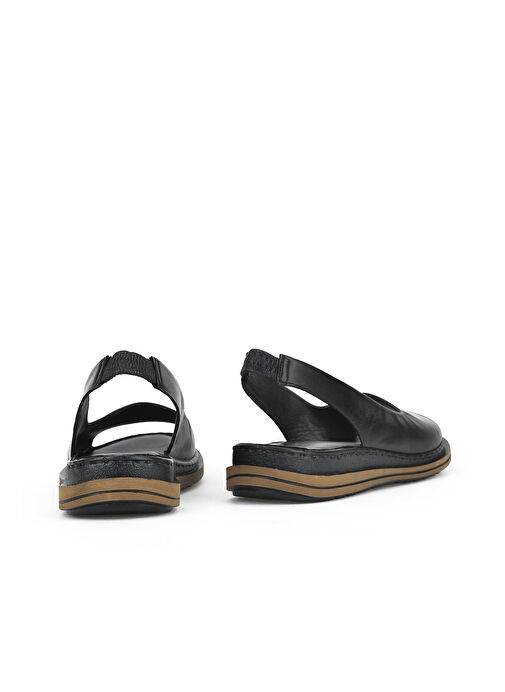 Ziya Siyah Kadın Deri Sandalet 1311008 016_000 - Görsel 6