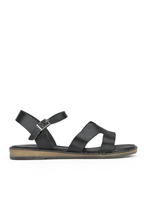 Ziya, Kadın Hakiki Deri Sandalet 1511010Z436 Siyah - Görsel 2