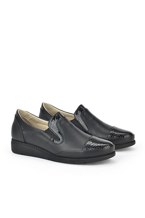 Ziya, Kadın Hakiki Deri Ayakkabı 1311015 821 Siyah - Görsel 3