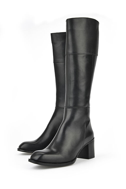 Ziya, Kadın Hakiki Deri Çizme 13319Z88065 Siyah - Görsel 4