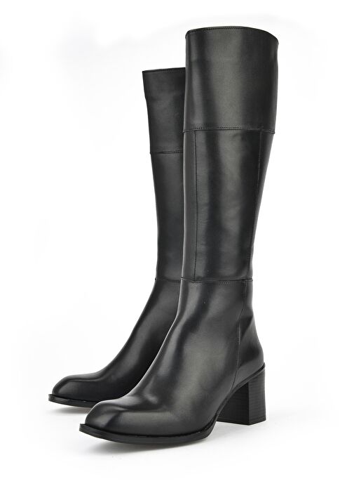 Ziya, Kadın Hakiki Deri Çizme 15319Z88065 Siyah - Görsel 5