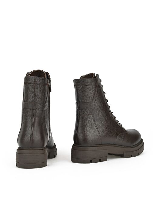 Ziya, Kadın Hakiki Deri Bot 15319Z66286 Kahve - Görsel 4