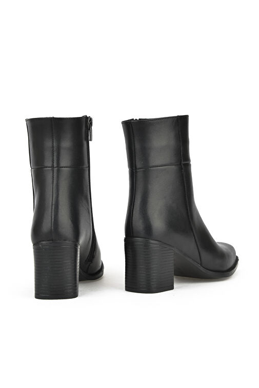 Ziya, Kadın Hakiki Deri Bot 14319Z66350 Siyah - Görsel 4