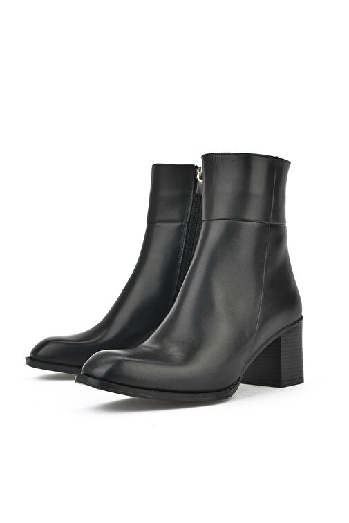 Ziya, Kadın Hakiki Deri Bot 14319Z66350 Siyah - Görsel 5