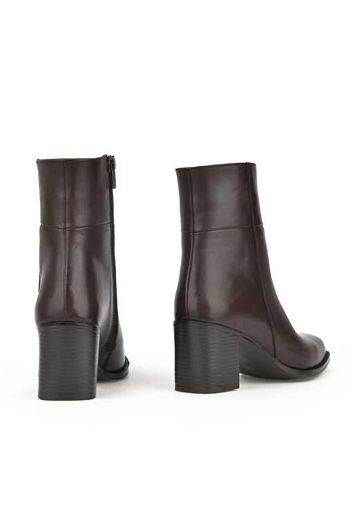 Ziya, Kadın Hakiki Deri Bot 14319Z66350 Kahve - Görsel 4