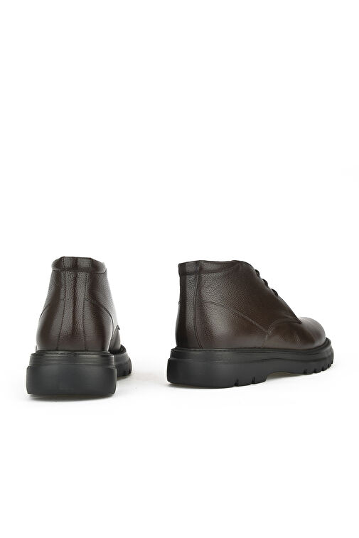 Ziya, Erkek Hakiki Deri Bot 14319Z77183 Kahve - Görsel 4