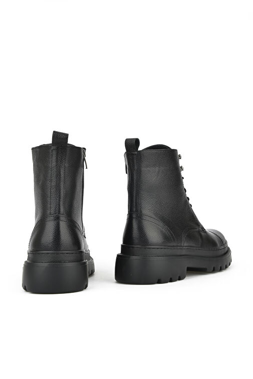 Ziya, Erkek Hakiki Deri Bot 14319Z77184 Siyah - Görsel 4