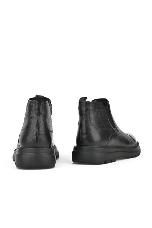 Ziya, Erkek Hakiki Deri Bot 14319Z77189 Siyah - Görsel 4